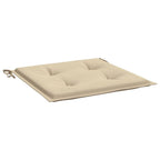 Vidaxl tuinstoelkussens 2 st 40x40x4 cm oxford stof beige