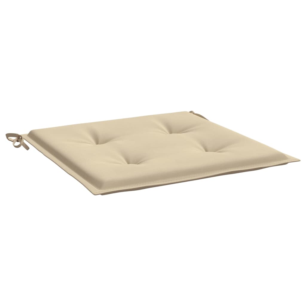 Vidaxl tuinstoelkussens 6 st 40x40x4 cm oxford stof beige