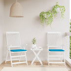 VidaXL Tuinstoelkussens 2 st 40x40x3 cm oxford stof blauw