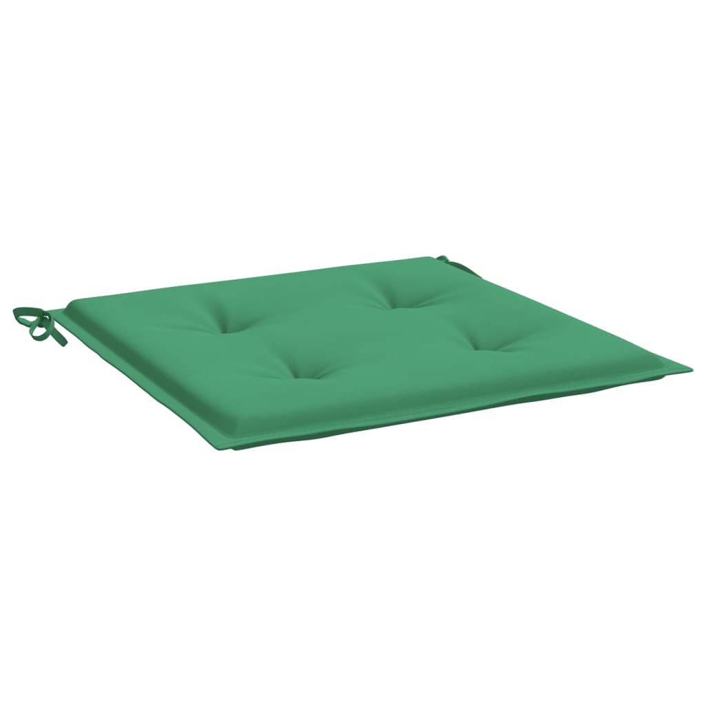 Vidaxl tuinstoelkussens 2 st 40x40x3 cm oxford stof groen