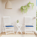Vidaxl tuinstoelkussens 2 st 40x40x4 cm oxford stof koningsblauw