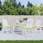 Vidaxl tuinstoelkussens 4 st 40x40x4 cm oxford stof felgroen