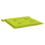 Vidaxl tuinstoelkussens 6 st 40x40x4 cm oxford stof felgroen
