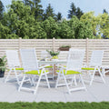 Vidaxl tuinstoelkussens 6 st 40x40x4 cm oxford stof felgroen