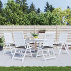 Vidaxl tuinstoelkussens 6 st 50x50x4 cm oxford stof antracietkleurig