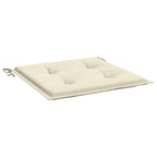 Vidaxl tuinstoelkussens 6 st 50x50x2 cm oxford stof crèmekleurig