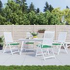Vidaxl tuinstoelkussens 4 st 50x50x4 cm oxford stof groen