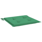 Vidaxl tuinstoelkussens 6 st 50x50x4 cm oxford stof groen