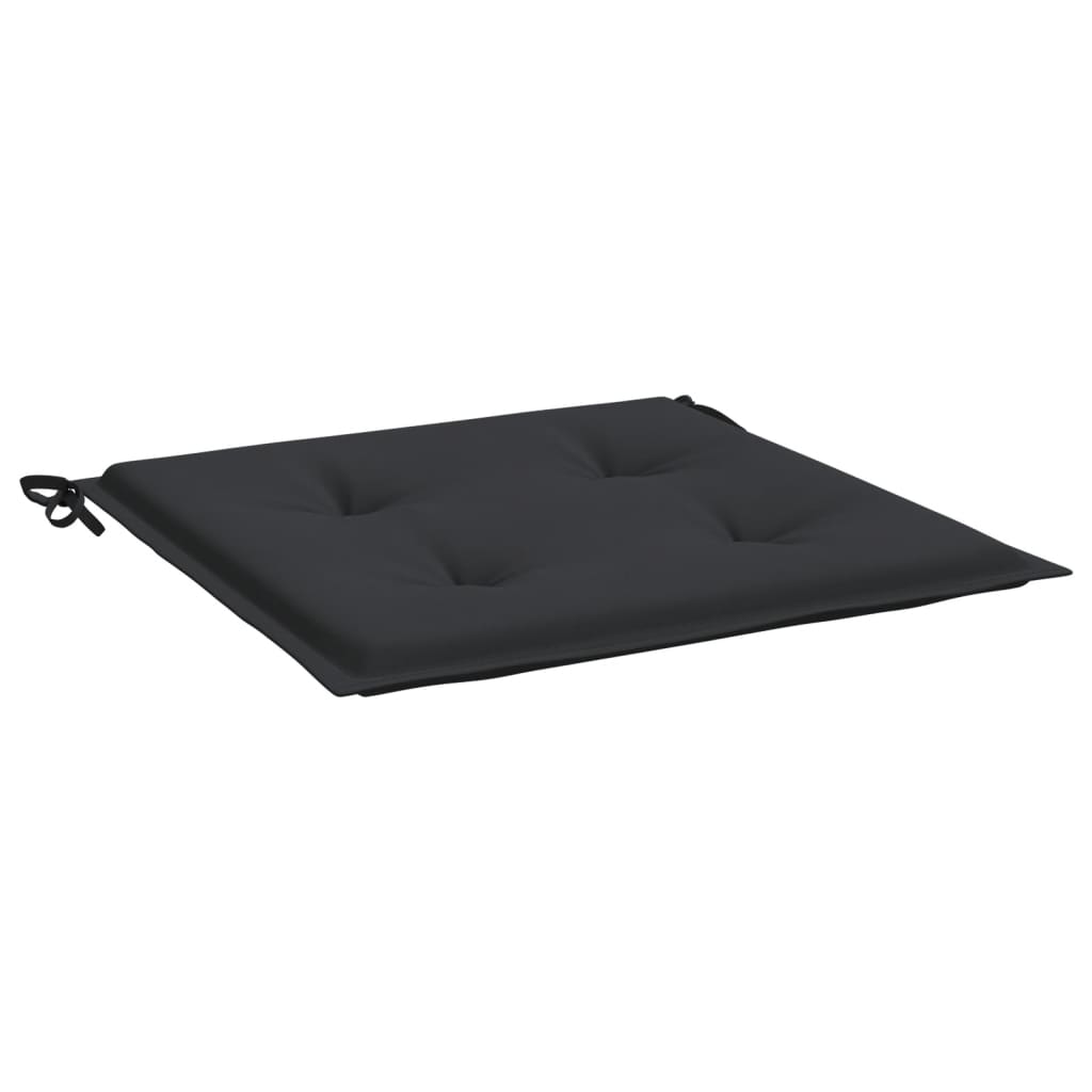 Vidaxl tuinstoelkussens 6 st 50x50x4 cm oxford stof zwart