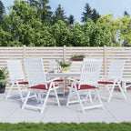 Vidaxl tuinstoelkussens 6 st 50x50x4 cm oxford stof wijnrood