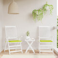 Vidaxl tuinstoelkussens 2 st 50x50x4 cm oxford stof felgroen