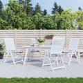 Vidaxl tuinstoelkussens 4 st 50x50x4 cm oxford stof ruitpatroon grijs