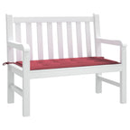 Vidaxl tuinbankkussen 100x50x4 cm oxford stof wijnrood