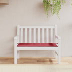 Vidaxl tuinbankkussen 120x50x4 cm oxford stof wijnrood