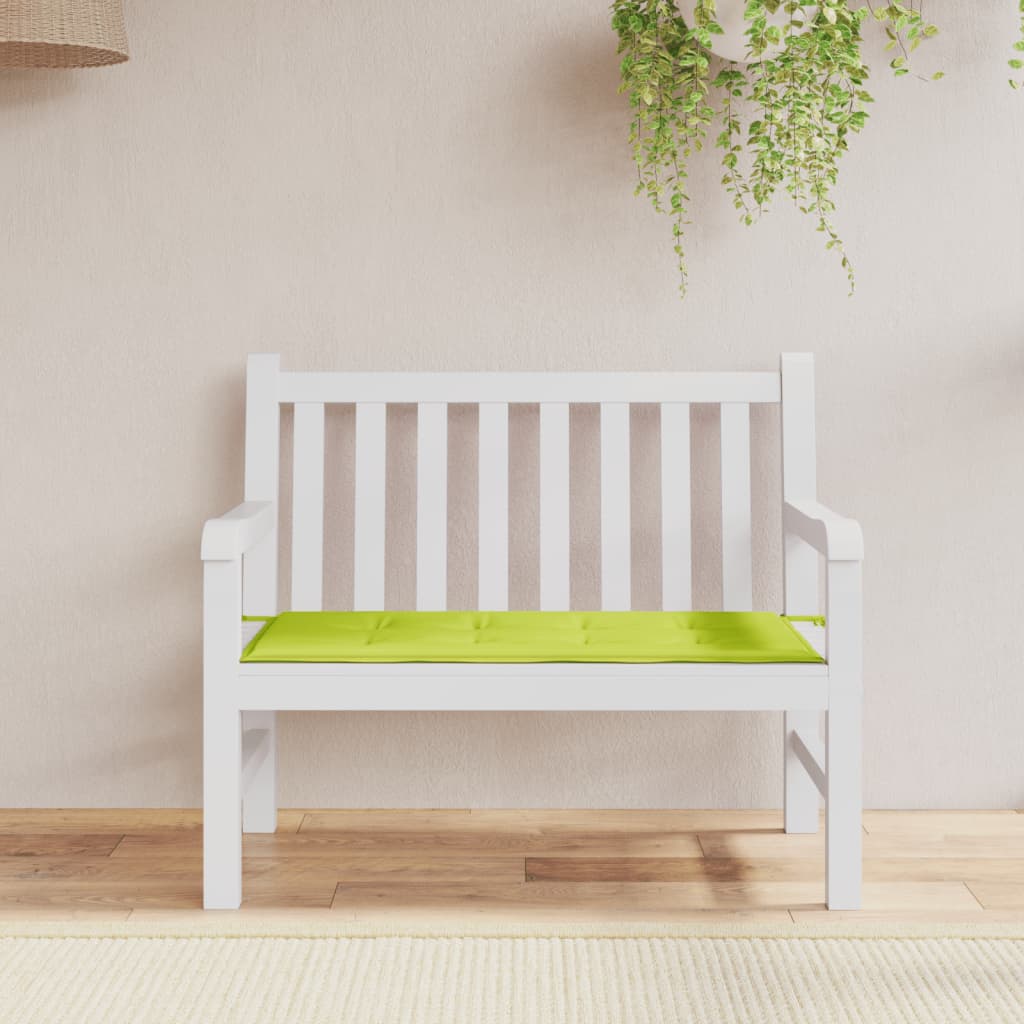 Vidaxl tuinbankkussen 120x50x4 cm oxford stof felgroen