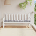 Vidaxl tuinbankkussen 180x50x4 cm oxford stof ruitpatroon grijs