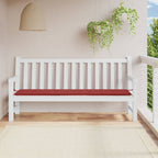 Vidaxl tuinbankkussen 200x50x4 cm oxford stof wijnrood