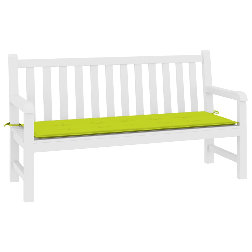 Vidaxl tuinbankkussen 200x50x4 cm oxford stof heldergroen