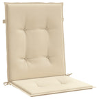 Vidaxl tuinstoelkussens 6 st 100x50x3 cm oxford stof beige