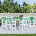 Vidaxl tuinstoelkussens 6 st 100x50x3 cm oxford stof groen