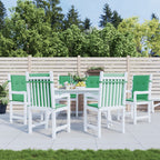 Vidaxl tuinstoelkussens 6 st 100x50x3 cm oxford stof groen