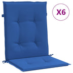 Vidaxl tuinstoelkussens 6 st 100x50x3 cm oxford stof koningsblauw