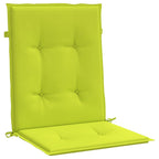 Vidaxl tuinstoelkussens 2 st 100x50x3 cm oxford stof heldergroen