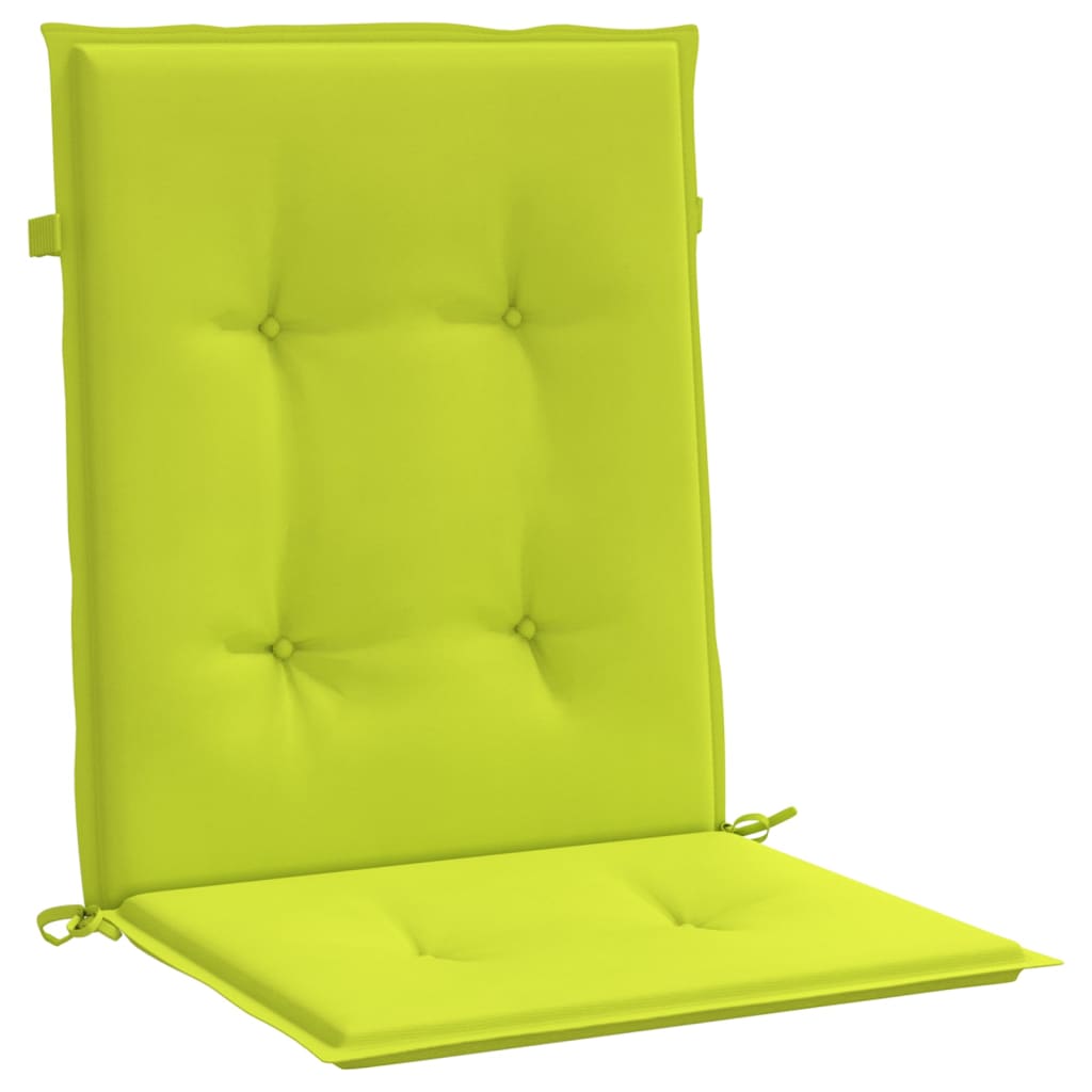 Vidaxl tuinstoelkussens 2 st 100x50x3 cm oxford stof heldergroen