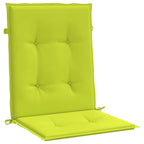 Vidaxl tuinstoelkussens 4 st 100x50x3 cm oxford stof heldergroen