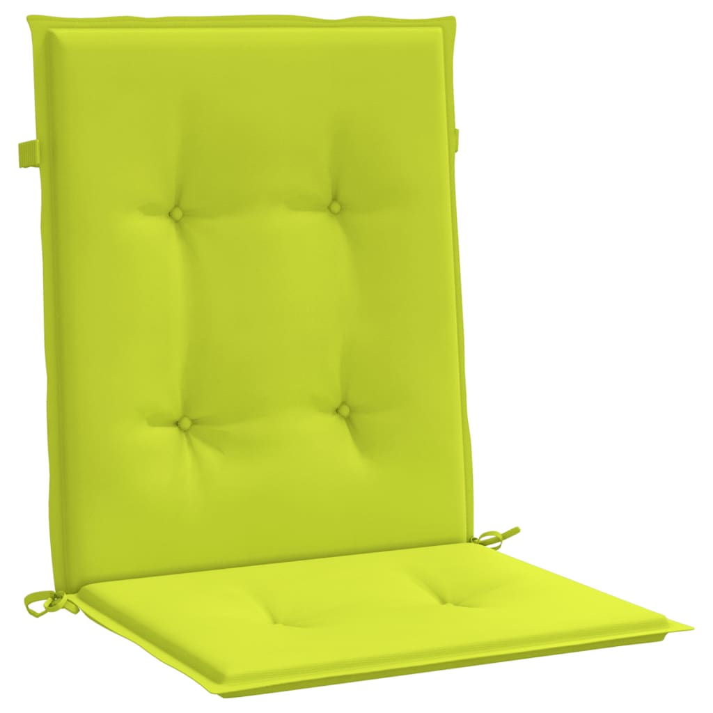 Vidaxl tuinstoelkussens 4 st 100x50x3 cm oxford stof heldergroen