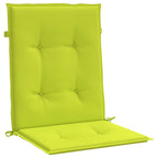 Vidaxl tuinstoelkussens 6 st 100x50x3 cm oxford stof heldergroen
