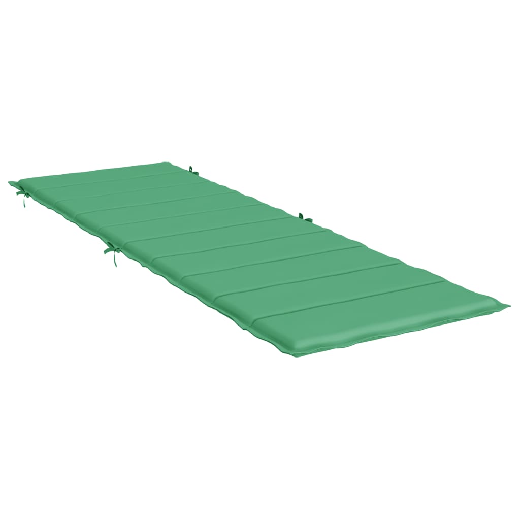 Vidaxl ligbedkussen 186x58x4 cm oxford stof groen