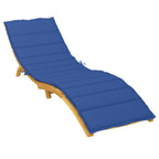 Vidaxl ligbedkussen 200x50x3 cm oxford stof koningsblauw