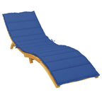Vidaxl ligbedkussen 200x70x3 cm oxford stof koningsblauw