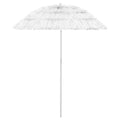 Vidaxl strandparasol hawaï 180 cm wit