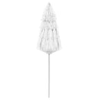 Vidaxl strandparasol hawaï 180 cm wit