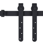 Vidaxl ophangset voor minischuifdeur 200 cm koolstofstaal