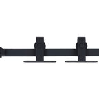 Vidaxl ophangset voor minischuifdeur 200 cm koolstofstaal