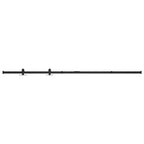 Vidaxl ophangset voor minischuifdeur 152 cm koolstofstaal