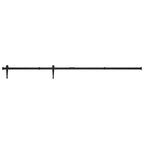 Vidaxl ophangset voor minischuifdeur 183 cm koolstofstaal