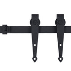 Vidaxl ophangset voor minischuifdeur 183 cm koolstofstaal