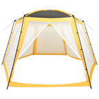 Vidaxl zwembadtent 500x433x250 cm stof geel