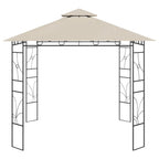 Vidaxl prieel 160 g m² 3x3x2,7 m crèmekleurig