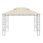 Vidaxl prieel 160 g m² 4x3x2,7 m crèmekleurig