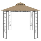 Vidaxl prieel 160 g m² 4x3x2,7 m taupe