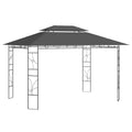 Vidaxl prieel 160 g m² 4x3x2,7 m antracietkleurig
