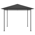Vidaxl prieel 180 g m² 3x3x2,7 m antracietkleurig