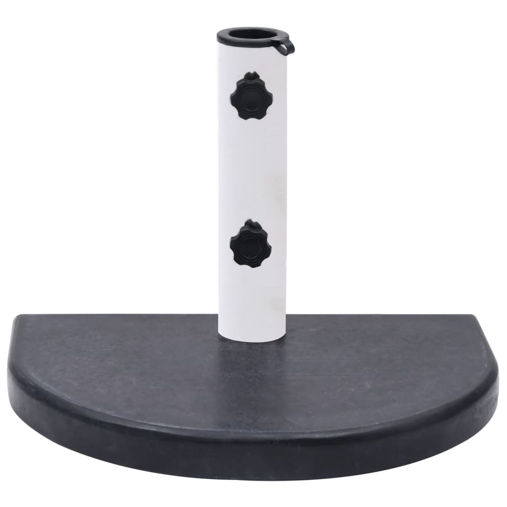Vidaxl parasolvoet 40x28x4 cm graniet zwart