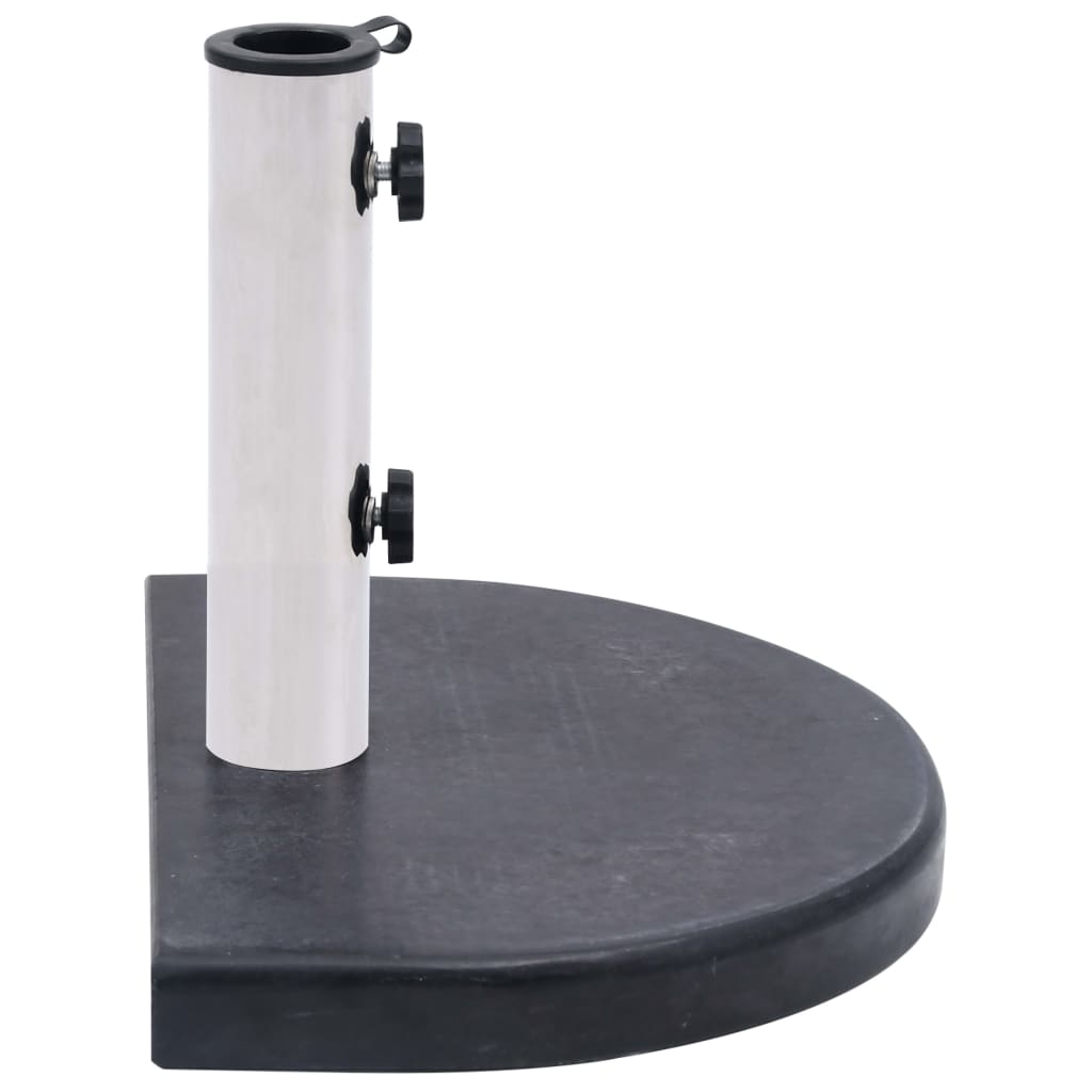 Vidaxl parasolvoet 40x28x4 cm graniet zwart