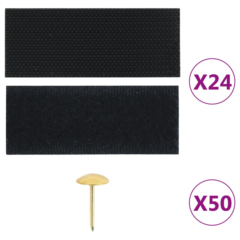 Vidaxl insectendeurgordijnen 2 st magnetisch 200x80 cm zwart